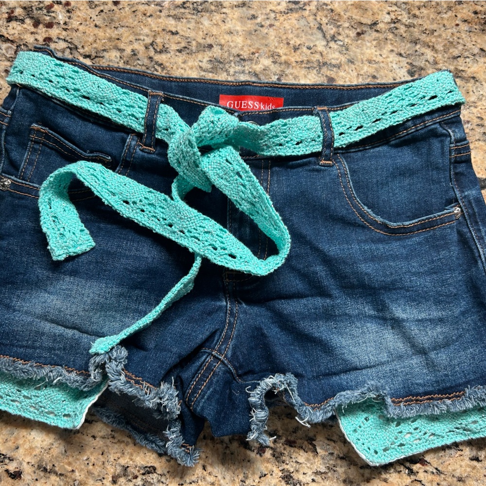 Guess Kids Denim Shorts with Red Tag